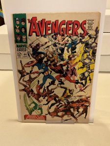 Avengers #44  1967  VG/F