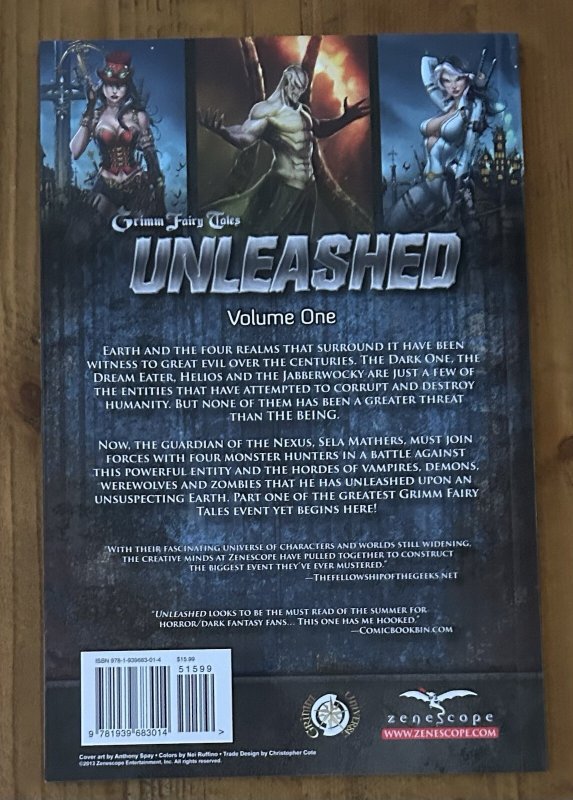 Grimm Fairy Tales Unleashed Volume 1 Zenescope TPB SC Brand New
