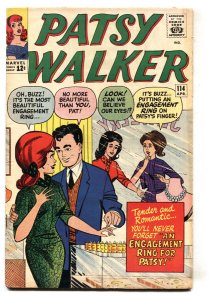 PATSY WALKER #114 1964- paper dolls- fashions- Marvel silver age vg+