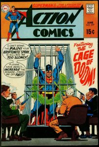 ACTION COMICS #377 1969-SUPERMAN-NEAL ADAMS COVER-DC VG/FN