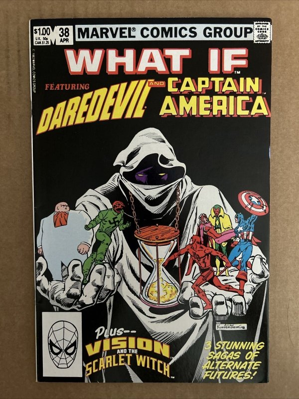 What If #38 Featuring Daredevil & Captain America?  VF/NM Condition April 1983