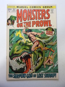 Monsters on the Prowl #16 (1972) FN+ Condition