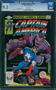 Captain America #270 (1982) CGC 9.2 NM-