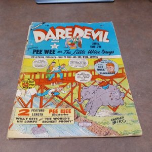 Daredevil #70 golden age 1950 Lev Gleason first non superhero issue charles biro