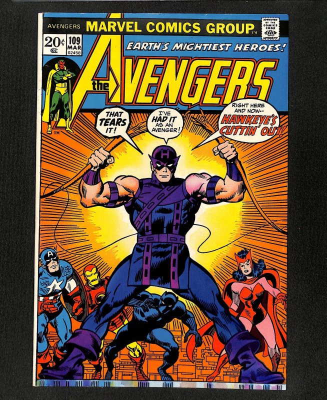 Avengers #109 Hawkeye!