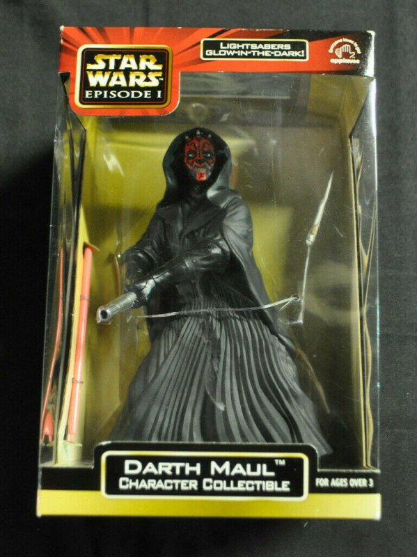 APPLAUSE STAR WARS EPISODE 1 DARTH MAUL 9 CHARACTER COLLECTIBLE  FIGURE