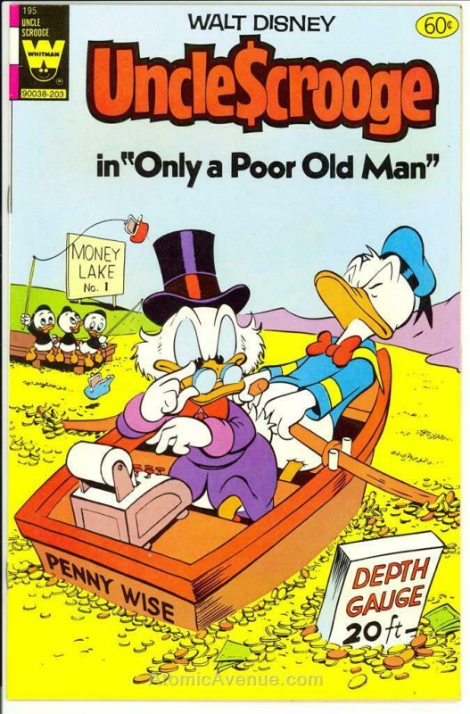 Uncle Scrooge (Walt Disney…) #195 VG; Gold Key | low grade comic - save on shipp