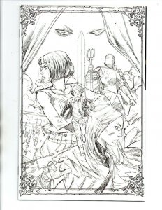 Folklords #1 Dan Mora Virgin Art Sketch Retailer - 2020 - NM