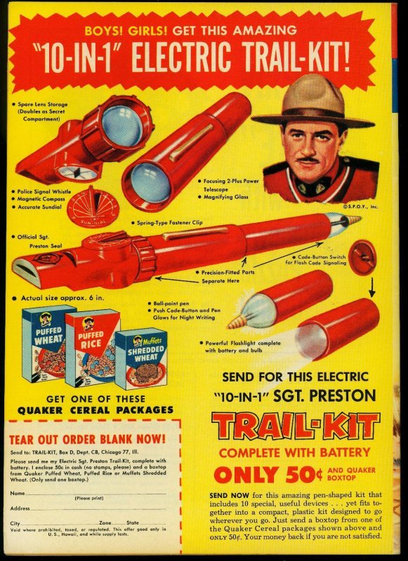 Gene Autry and Champion #118 1958- Dell Western VF