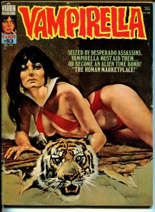 Vampirella #53 1976-Warren-Vampi cover-terror & horror stories-VG
