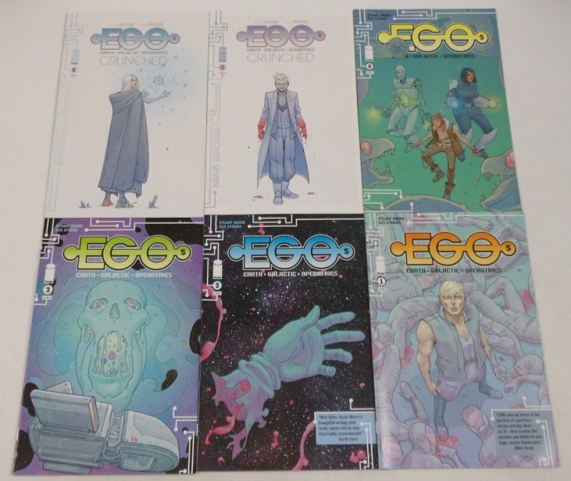 EGOs #1-9 VF/NM complete series Earth Galactic Operatives ; Image