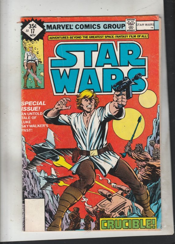 Star Wars #17 (1978) Mid-Grade FN Origin Luke Skywalker Wow!