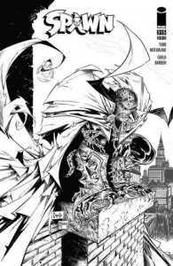 Spawn #315 Cover D - Greg Capullo Raw Pencils (2021)