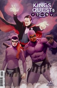 KINGS QUEST Comic 5 — Flash Gordon Phantom Mandrake Valiant — 2016 Dynamite VF+