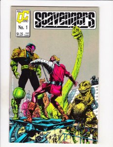 SCAVENGERS #1, VF/NM, Judge Dredd, Dinosaurs, Quality Comics, 1988 more in store