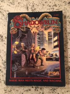 Shadowrun 7100 Man Meets Magic & Machine Fasa Corporation 1989 Role Playing JW1