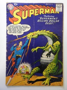 Superman #114 (1957) FR/GD Condition see description