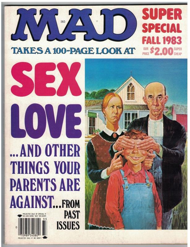 MAD SPECIAL (1983) 44 VF-NM 100PG SEX LOVE