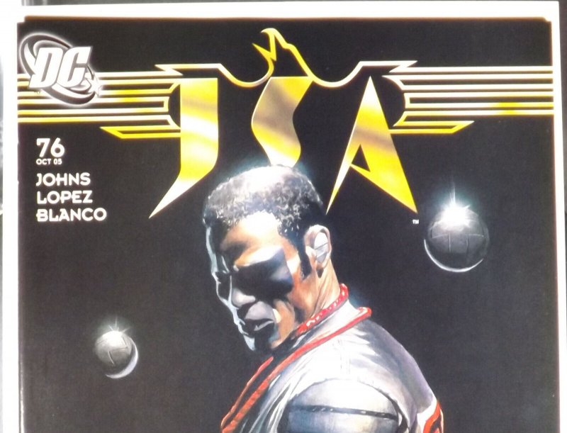 JSA #76 NM 2005 Mister Terrific Cover by Alex Ross DC Comics DCU