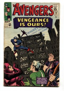 Avengers #20 - 1965 - Marvel - VG - comic book
