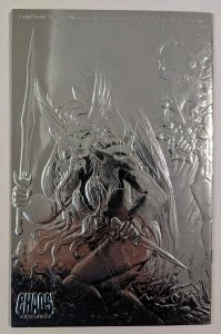 Lady Death: The Crucible #1 Foil Wrap Cover Chaos Upper mid-grade