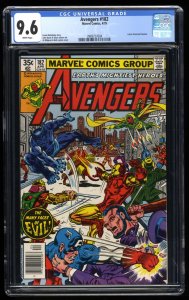 Avengers #182 CGC NM+ 9.6 White Pages