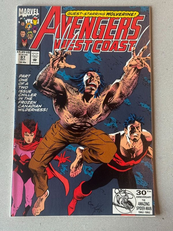 Avengers West Coast #87 (1992) 9.2 or better