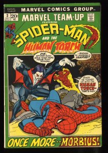 Marvel Team-up #3 FN- 5.5 Morbius!