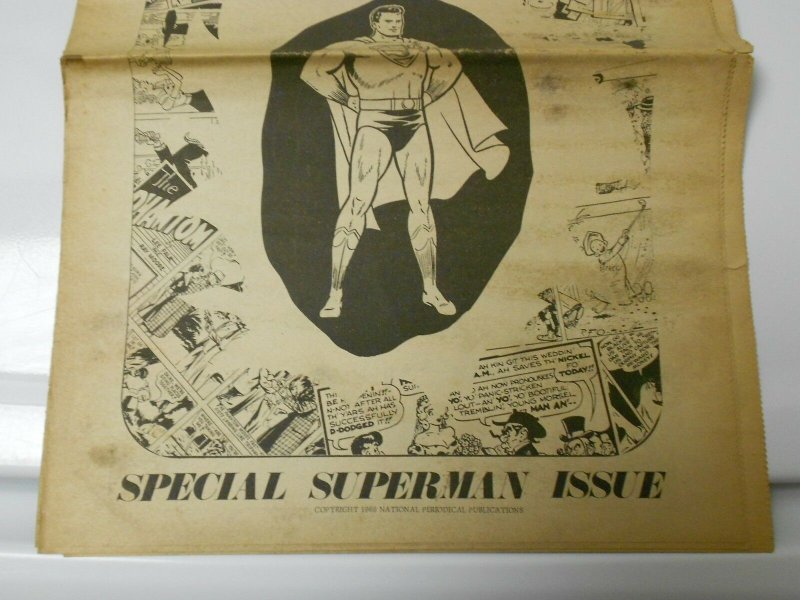 1969 Captain George's COMIC WORLD Fanzine #7 SUPERMAN Whizzbang GD+