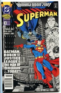 Superman Annual #3 1991- DC comic book NM-