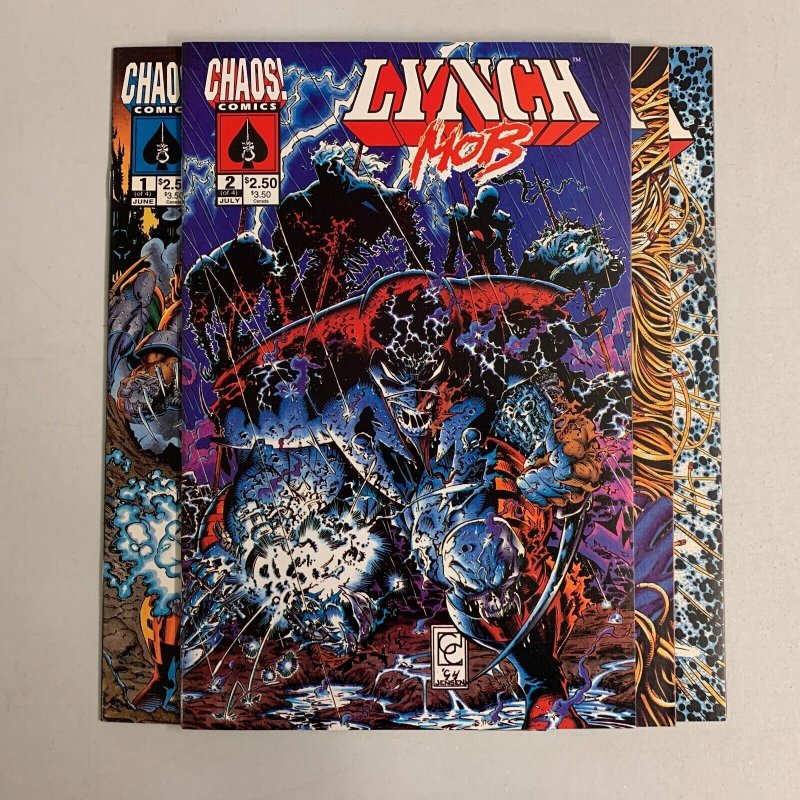 Lynch Mob #1-4 Set (Chaos 1994) 1 2 3 4 Brian Pulido (8.5+)