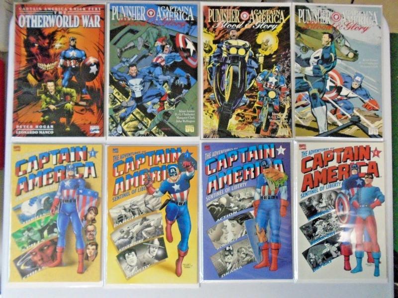 Captain America Prestige Lot, Lot, 8 Different, NM