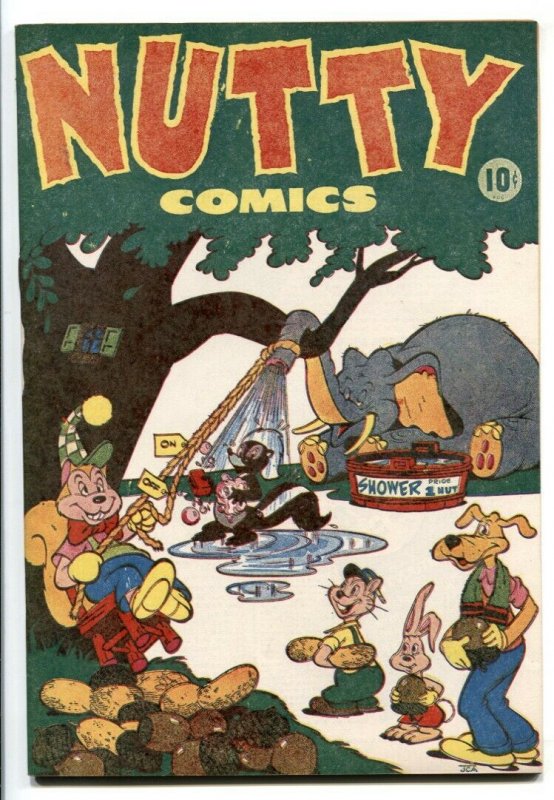 Nutty Comics 1945- Harvey Golden Age- Funny Animal NM