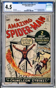 The Amazing Spider-Man #1 (1963) CGC 4.5