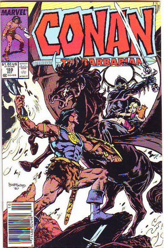 Conan the Barbarian #199 (Oct-87) FN/VF+ High-Grade Conan the Barbarian