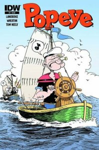 POPEYE #2 SET OF THREE COVERS REGULAR,1:10 VARIANT & CLASSIC POPEYE IDW NM.