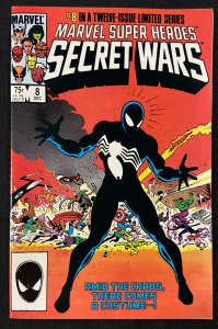 SECRET WARS COMPLETE 1-12  INCLUDES #8 1ST BLACK SPIDER-MAN COSTUME MOST VF/NM 