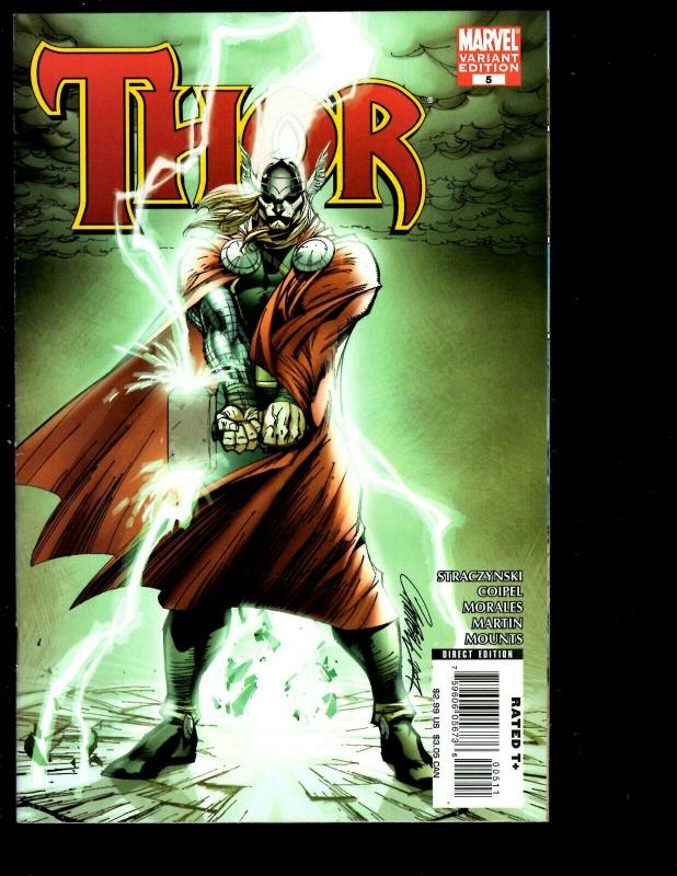 Lot of 10 Thor Marvel Comic Books 1 2 3 4 5 6 7 8 9 10 11 12 Spider-Man SM11