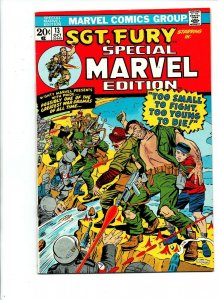 Special Marvel Edition #13 - Sgt Fury and his Howling Commandos - 1973 -  VF/NM