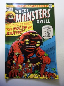 Where Monsters Dwell #25 (1973) FN Condition