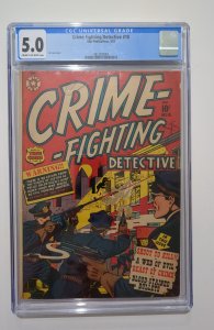 Crime Fighting Detective #18 (1952) CGC 5.0 L.B. Cole cover