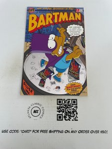 Bartman # 1 NM Foil Cover Bongo Comic Book Homer Bart Marge Lisa 12 J896