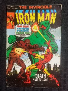 1981 THE INVINCIBLE IRON MAN Pocket/Digest #8 G/VG 3.0 George Tuska