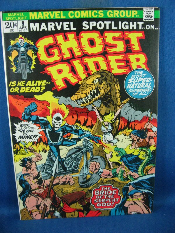 MARVEL SPOTLIGHT 9 NM- GHOST RIDER 1973