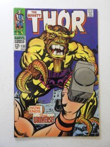 Thor #155 (1968) FN- Condition! stains fc