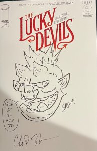 Lucky Devils #1 2025 Signed/Sketched by Soule/Browne 1:100 Variant Image EB103