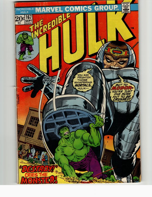 The Incredible Hulk #167 (1973) Hulk