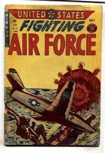United States Fighting Air Force #11 war comic book 1954-Korean War