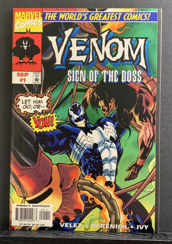 Venom: Sign of the Boss #1 (1997) Danny Ketch Ghost Rider Appearance