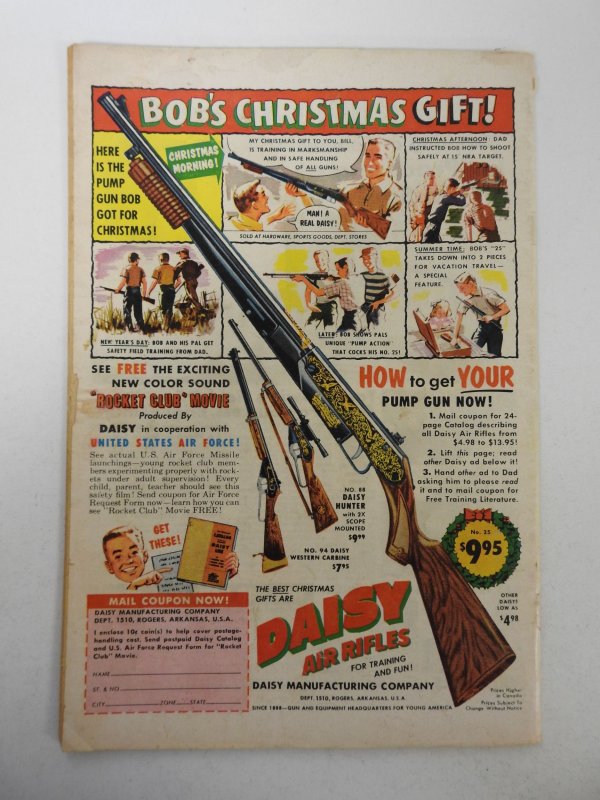 Superman #134 (1960) VG+ Condition 1/2 in spine split, moisture stains